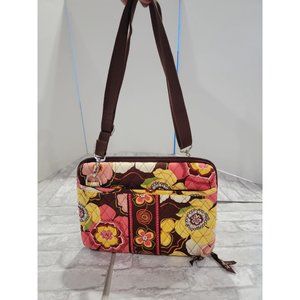 Vera Bradley Buttercup Hard Shell Tablet Case 1/2010 Retired Brown Laptop Floral